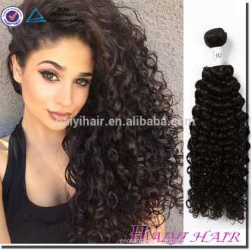 En gros Profonde Bouclés Péruvienne Vierge Cheveux 8A Double Trame Bouclés Remy de Cheveux Humains